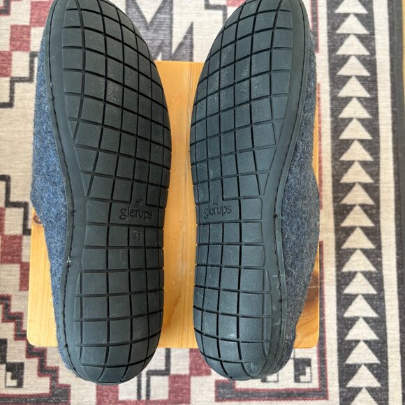 Glerups wool slip-ons - Navy | Size 43 main image 4